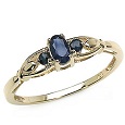 gold sapphire rings
