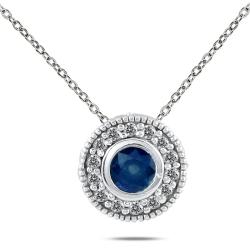 Blue Saphire Necklace
