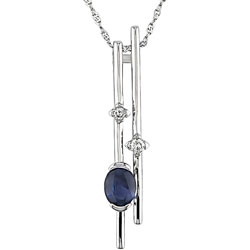 sapphire blue necklace