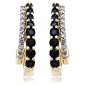 big hoop sapphire earrings