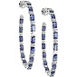 genuine blue sapphire earrings