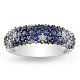 sapphire with diamonds ring