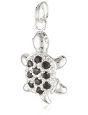 Sterling Silver Sapphire Turtle Charm